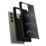 Purple R33 Skyline GTR JDM Sports Car Phone Case Tough Multi View
