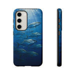 Amberjack School Phone Case, Open Water Sunlight Tough Cover