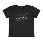 Toddler Ford Foxbody Mustang 5.0 GT Black Car T-Shirt, Retro Tee