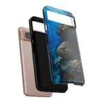 Grouper Reef Phone Case, Sunbeam Ledge Marine Art Tough Cover