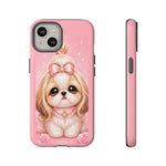 Shih Tzu Princess Kawaii Chibi Puppy Pet Dog Art Tough Phone Case