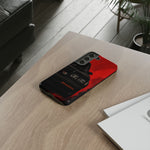 GNX Black Ember Red Tough Phone Case