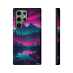 2 Rounds Canada Retina Artwork Vaporwave Phone Case – Landscape Aesthetic
