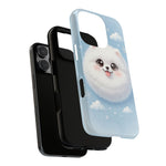 Samoyed Kawaii Snowball Chibi Art Tough Phone Case