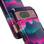 2 Rounds Canada Retina Artwork Vaporwave Phone Case – Landscape Aesthetic