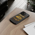 Z06 Corvette Phone Case, Yellow Neon Chrome Studio Cover