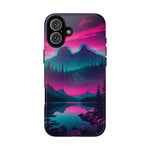 2 Rounds Canada Retina Artwork Vaporwave Phone Case – Landscape Aesthetic