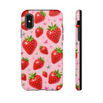 Strawberry Pattern Phone Case | Tough Cover