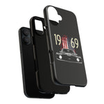 1969 Camaro SS American Flag Tough Phone Case Cover Gift Art