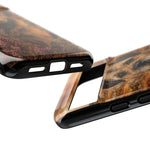 Border Terrier Earthy Watercolor Art Tough Phone Case