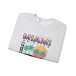 Miami Drifting 240SX Crewneck Sweatshirt JDM Vaporwave Retro Car Art
