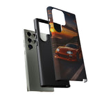 Supra MK4 Orange Touge Night JDM Speed Art Tough Phone Case