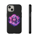 Weeping Angel Statue Vaporwave Phone Case Gothic Cosmic Tough Case
