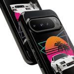 Retro IROC-Z Camaro phone case | 80s sunset palm car design