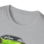 1971 Cuda 440 Muscle Car T-Shirt | Classic Barracuda Trio Illustration