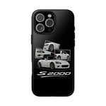 White S2000 Roadster Collage JDM Tough Phone Case Cover Gift