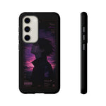Melancholy Data Poster Phone Case, Glitch Anime Sky Tough Cover