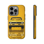 Nova SS Phone Case Yellow, Classic 70s Muscle Car Cover, Gift for Him