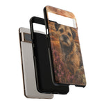 Border Terrier Earthy Watercolor Art Tough Phone Case