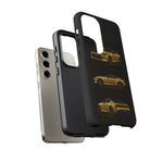 Gold Fairlady Z Classic Sports Car Tough Phone Case - 3 View