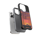 Silverado sunset truck Phone Case | Retro pickup silhouette