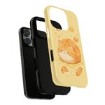 Orange Tabby Loaf Kawaii Chibi Pet Cat Art Tough Phone Case