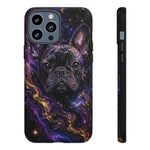 French Bulldog Galaxy Marble Art Tough Phone Case