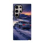 R34 GTR Skyline Snow Country Drift JDM Tough Phone Case