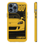 S2000 Spa Yellow Retro 90s JDM Car Tough Phone Case