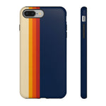 Retro Rainbow Stripe Phone Case | Tough Phone Case