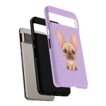 French Bulldog Bat Ears Kawaii Pet Dog Art Tough Phone Case