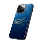 Yellowfin Tuna Phone Case, Deep Blue Water Tough Cover, Gift