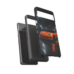 Orange C6 Neon Car Meet Tough Phone Case