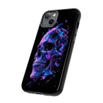 Holographic Skull Phone Case, Shattered Glass Iridescent Cover