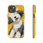 Sheepdog Hair Flip Phone Case Funny Dog Lover Gift