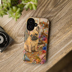 Guilty French Bulldog Phone Case, Confetti Watercolor Cover