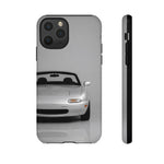 Silver Miata Phone Case, NA Roadster 90s JDM Cover, Gift for Guys