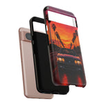 Fox Body Mustang Sunset Tough Phone Case - Palm Boulevard Poster