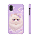 Persian Cat Kawaii Chibi Round Art Tough Phone Case