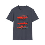 1969 Daytona Illustration T-Shirt | Vintage Muscle Car Trio Tee