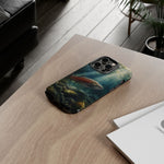 Salmon River Fishing Phone Case, Sunlit Current Cover