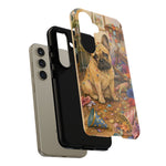 Guilty French Bulldog Phone Case, Confetti Watercolor Cover