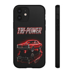 Tri-Power Classic Muscle Car GTO phone case | Retro Automotive Graphic