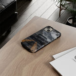70 El Camino SS Phone Case, Black Classic Car Foggy Mountain Cover
