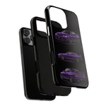 Purple R33 Skyline GTR JDM Sports Car Phone Case Tough Multi View