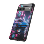 Skyline GT-R Tokyo Rain JDM Night Art Tough Phone Case