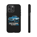 Chevy K10 Cheyenne Super Blue Classic Truck Tough Phone Case