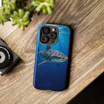 Tiger Shark Phone Case, Dappled Blue Water Tough Cover