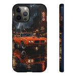 70 GTO Judge Phone Case, Rainy City Night Muscle Car Cover
