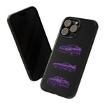 MK4 Supra Phone Case Purple, Three-View Vector Cover